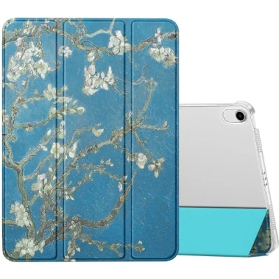 Afbeelding van MoKo for iPad Air 6th Generation 11 Inch Case M2 2024/ 5th Gen 2022/ 4th 2020,iPad 11&#039;&#039; with Translucent Hard Back Cover,iPad 6/5/4 Case,Apricot Blossom