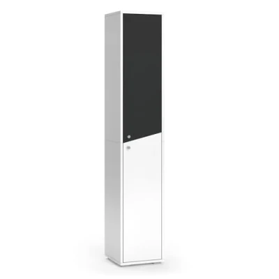 Afbeelding van Vicco Badkamerkast &quot;Irida&quot;, Antraciet/wit, 30 x 192 cm