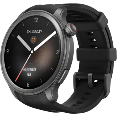 Afbeelding van Amazfit Balance 46 mm Smart Watch, kontaktlose NFC Zahlung, KI Fitnesstrainer, 14 Tage Akkulaufzeit, Schlaf und Gesundheitsüberwachung, GPS, 150 Sportmodi, Bluetooth Anrufe für Android iPhone
