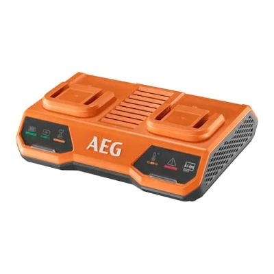 Afbeelding van Oplader 18 V, dubbele poort, netspanning 220 240 voor V accu&#039;s van 1,5 tot 9,0 Ah, gelijktijdig opladen.