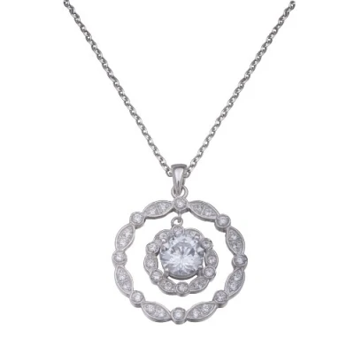 Afbeelding van Orphelia ZH 4514 Ketting met hanger Zilver 925 45 cm Zirkonia