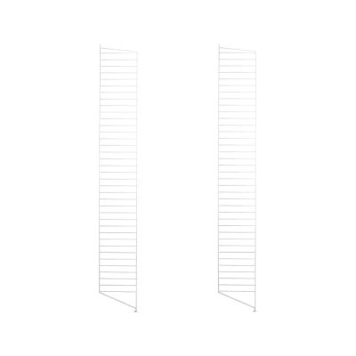 Afbeelding van String vloerpaneel wit, 200x30 cm, 2 pack