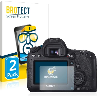 Afbeelding van BROTECT Screenprotector voor Canon EOS 6D Folie Beschermfolie transparant (2 Stuks)