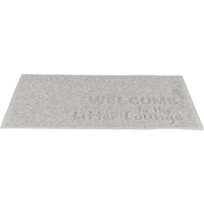 Afbeelding van Trixie kattenbakmat pvc lichtgrijs