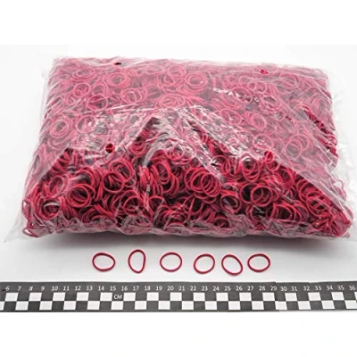 Afbeelding van Progom Elastieken 25 (Ø16) mm x 1,7 rood 1 kg