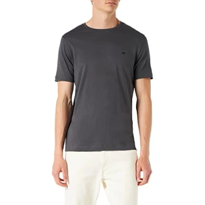 Afbeelding van Fynch Hatton Tshirt basic, Heren, Maat: Medium, Dunkelgrau