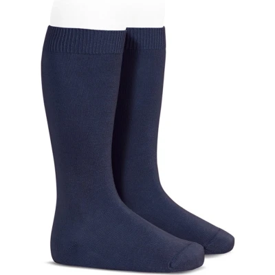 Afbeelding van Cóndor basic kniekous donkerblauw maat 4 jaar (23 26)