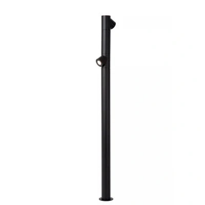 Afbeelding van Lucide IBAMBA Sokkellamp LED 2x6W 3000K IP65 Zwart
