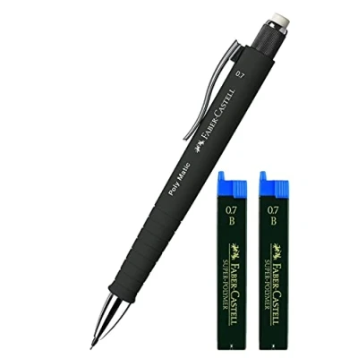 Afbeelding van Faber Castell 133353 vulpotlood Poly Matic, 0,7 mm (zwart + vullingen)