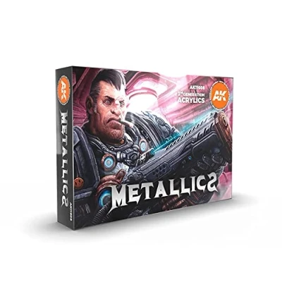 Afbeelding van AK interactive Metallics Set 6 colors 17ml AK11608