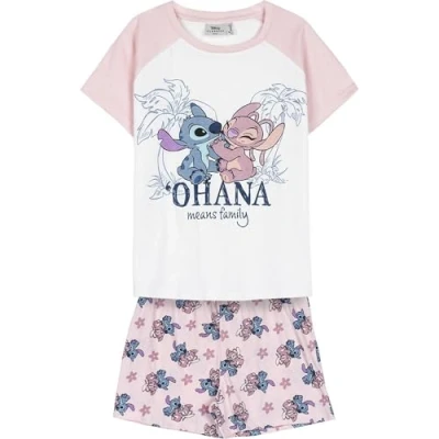 Afbeelding van Pyjama Kinderen Stitch Roze Maat 14 Jaar