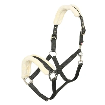 Afbeelding van Imperial Riding Halster Classic Fur Zwart Cob