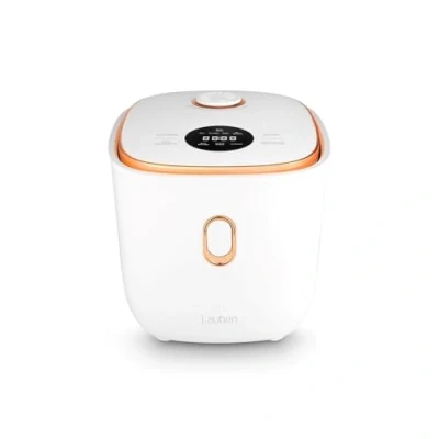 Afbeelding van Lauben Multifunctionele Rice Cooker 1200WR Rose Gold Edition, vermogen 300 W, volume 1,2 l, digitaal display, 6 programma&#039;s, handmatige tijdinstelling, container met antiaanbaklaag