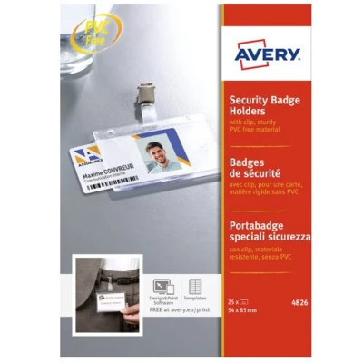 Afbeelding van Avery Zweckform 4826 Paspoorthoesje (b x h) 85 mm 54 25 stuk(s)