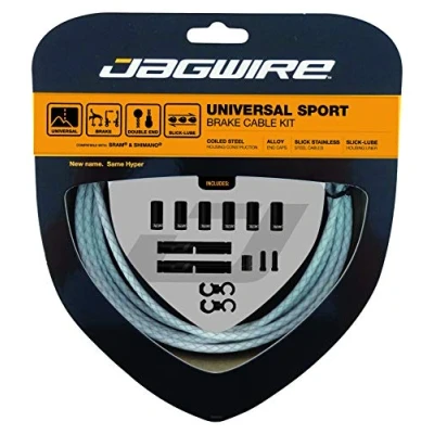 Afbeelding van Jagwire Remtrekset Universal Sport, Blanc Tressé