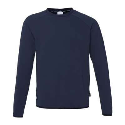 Afbeelding van uhlsport ID sweatshirt zonder capuchon voor kinderen en volwassenen voetbal sweatshirt, marineblauw, 128 cm