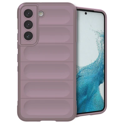Afbeelding van Samsung Galaxy S22 Hoesje Siliconen en TPU (zacht) iMoshion Softcase/Backcover Paars Telefoonhoesje