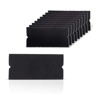 Afbeelding van Ehdis Vervangend vilt rand voor rakel 10 x 4,8 cm aandrukrakel accessoires stof viltrand krasvrij Car Wrapping Scraper 3M aandrukgrakel stuks / verpakking (niet aandruklamp inbegrepen)