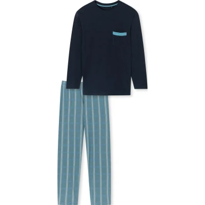Afbeelding van Schiesser Comfort SET Pyjama, Heren, Maat: 52, Admiral