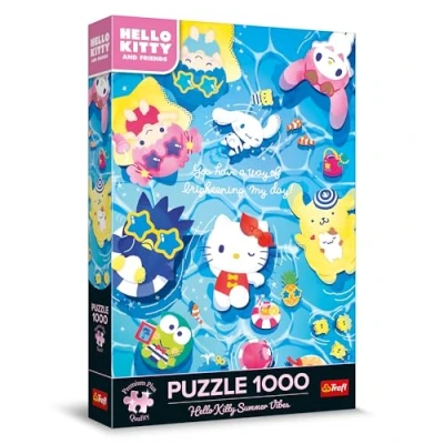 Afbeelding van Trefl Puzzle Premium Plus 1000 Hello Kitty (1000 onderdelen)