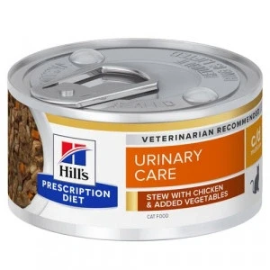 Afbeelding van Hill&#039;s PD C/D Multicare Urinary Care Stoofpotje met Kip &amp; Groente 24 x 82 gram