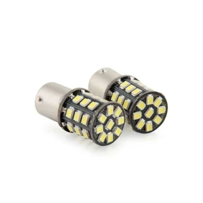 Afbeelding van BA15S LED 33 SMD 2835 12V lamp WIT