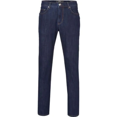 Afbeelding van Brax Jeans Heren Broek 5 pocket model wijde fit donkerblauw