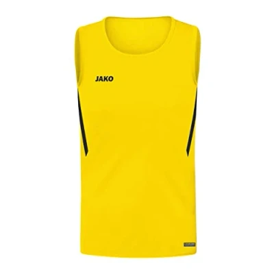 Afbeelding van JAKO Tanktop Uitdaging, Uniseks Kind, Citroen/Zwart, 140
