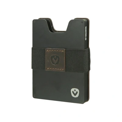 Afbeelding van Valenta Card Case Alu + Money Strap Vintage Brown Bruin