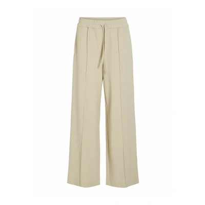 Afbeelding van VILA Viclua HW WIDE NOOS Broek, Dames, Maat: XS, Feather gray