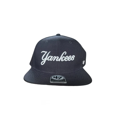 Afbeelding van 47 Mlb New York Yankees No Shot Script Under Captain Pet Zwart Man