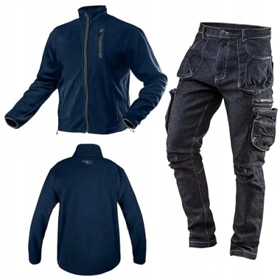Afbeelding van NEO TOOLS Werkbroek voor heren, denim of set, lang, 8 zakken, maat XS 3XL, versterkte naden, uitgeprofileerd kniegebied, gemengd weefsel 98% katoen, 2% elastaan 410 g/m2, multifunctionele