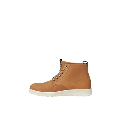 Afbeelding van JACK&amp;JONES Heren JFWARNOTT Nubuck SN Enkellaars, Honey, 41 EU