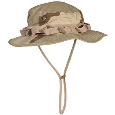 Afbeelding van Mil Tec heren retro hoed, 3 Col.Desert, XL