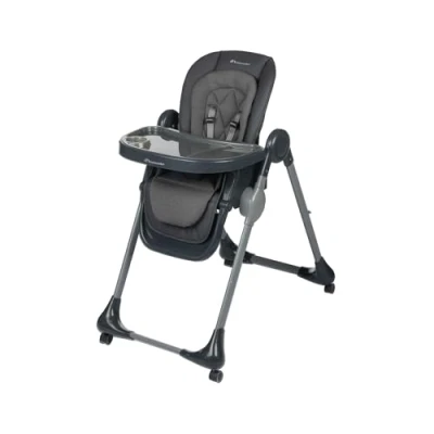 Afbeelding van Bebeconfort Olea, Babykinderstoel, 0 3 j, 15 kg, Verstelbare kinderstoel, 9 hoogtes en ligstanden, Eenvoudig reinigen, verplaatsen met 4 zwenkwielen, Compact inklapbaar, Tinted Graphite
