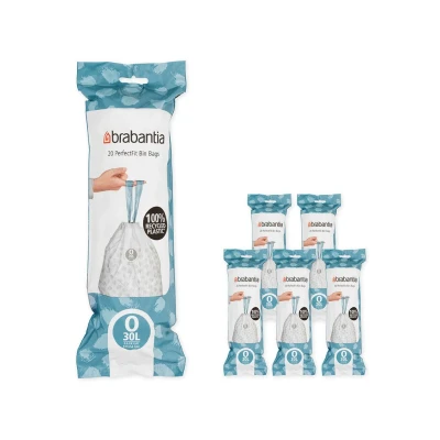 Afbeelding van Brabantia Vuilniszakken Code O 30 Liter (120 stuks)