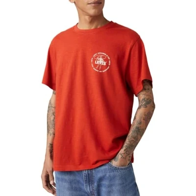 Afbeelding van Levi&#039;s Relaxed FIT TEE Tshirt print, Heren, Maat: Medium, Archival laso man ketchup