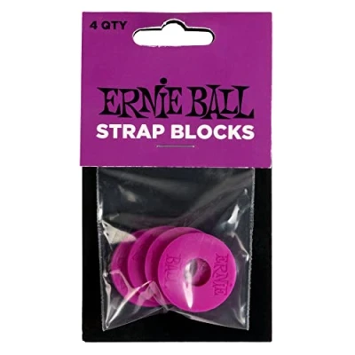 Afbeelding van Ernie Ball 5618 Strap Blocks (4 stuks) paars