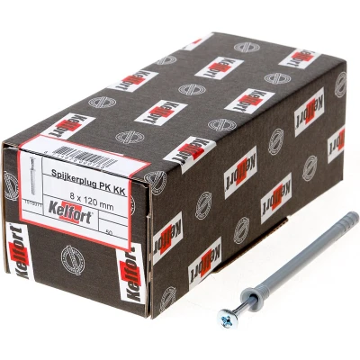 Afbeelding van Kelfort Spijkerpluggen Platkop 8.0X120