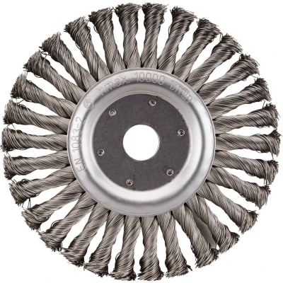 Afbeelding van Rhodius 353079 SRBZ, 8 stuks ronde borstel 178 x 13 42 22,23 mm, geklopt, Topline, Made in Germany, voor staal stuk(s)