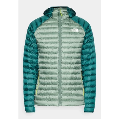 Afbeelding van The North Face Bettaforca Hoodie Gewatteerde jas, Heren, Maat: XXL, Duck green/deep nori