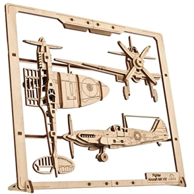 Afbeelding van UGEARS 2.5D Puzzel Fighter Aircraft