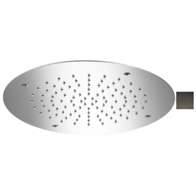 Afbeelding van SB Round Temptation Regendouche inbouw 38 cm PVD Gun Metal 1208955803
