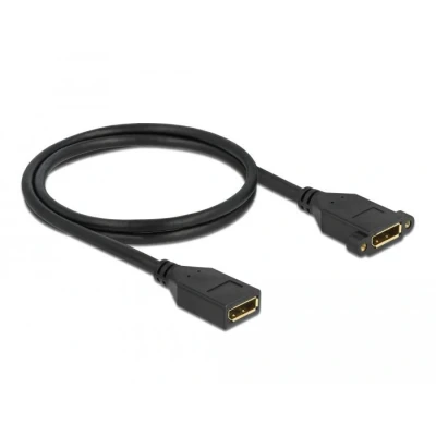 Afbeelding van Delock DisplayPort 1.2 Kabel Buchse zu zum Einbau 4K 60 Hz 1 m