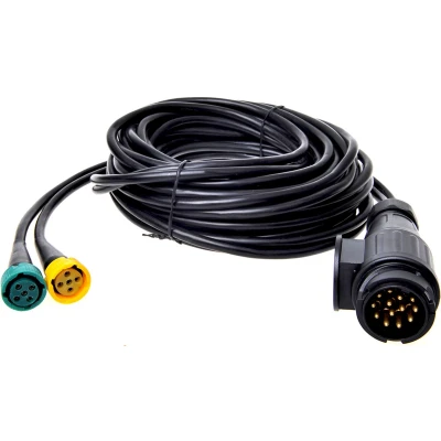 Afbeelding van Pro Plus Kabelset 9 meter Kabel Stekker 13 Polig naar 2 x Connector 5