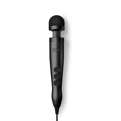 Afbeelding van Doxy Number 3 Wand Massager Mat Zwart GRATIS TOY bij iedere bestelling v.a. 40,
