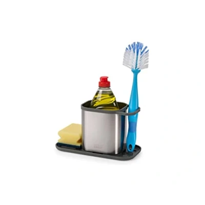 Afbeelding van Joseph Keukencaddy met Sponshouder RVS Roestvast Staal Grijs