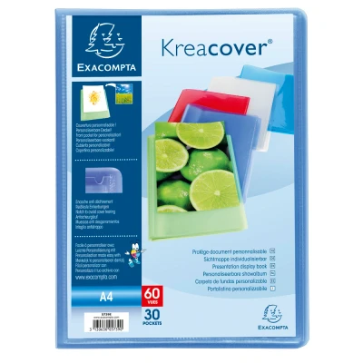 Afbeelding van Porte vues prolypropylene semi rigide krea cover chromaline 60 a4