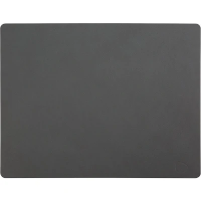 Afbeelding van LIND DNA Placemat Nupo Leer Anthracite 45 x 35 cm