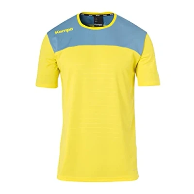 Afbeelding van Kempa Emotion 2.0 Shirt Korte Mouw Limoen Geel Dove Blauw Maat S